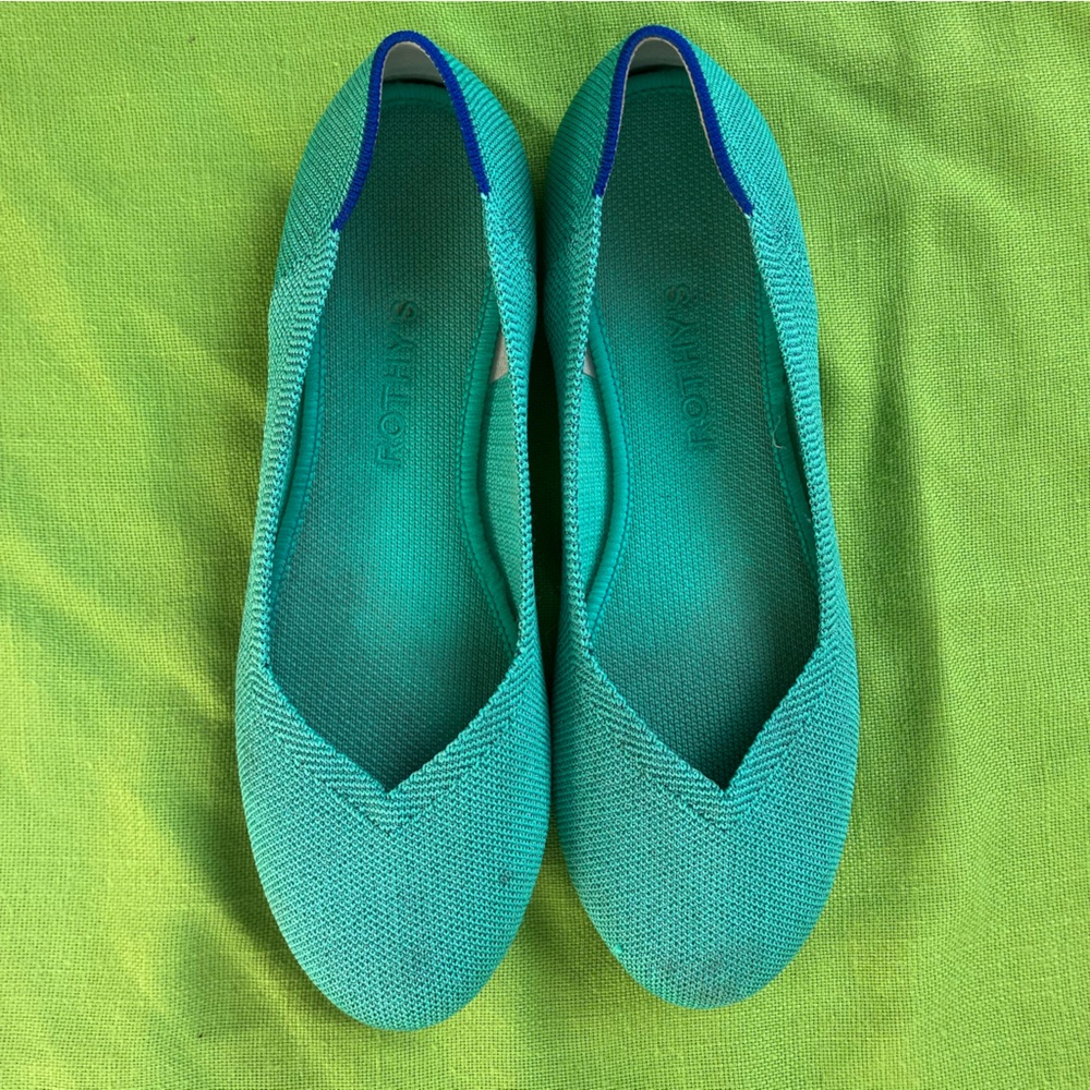 Rothy’s The Flat Mojito Metallic Size 8.5